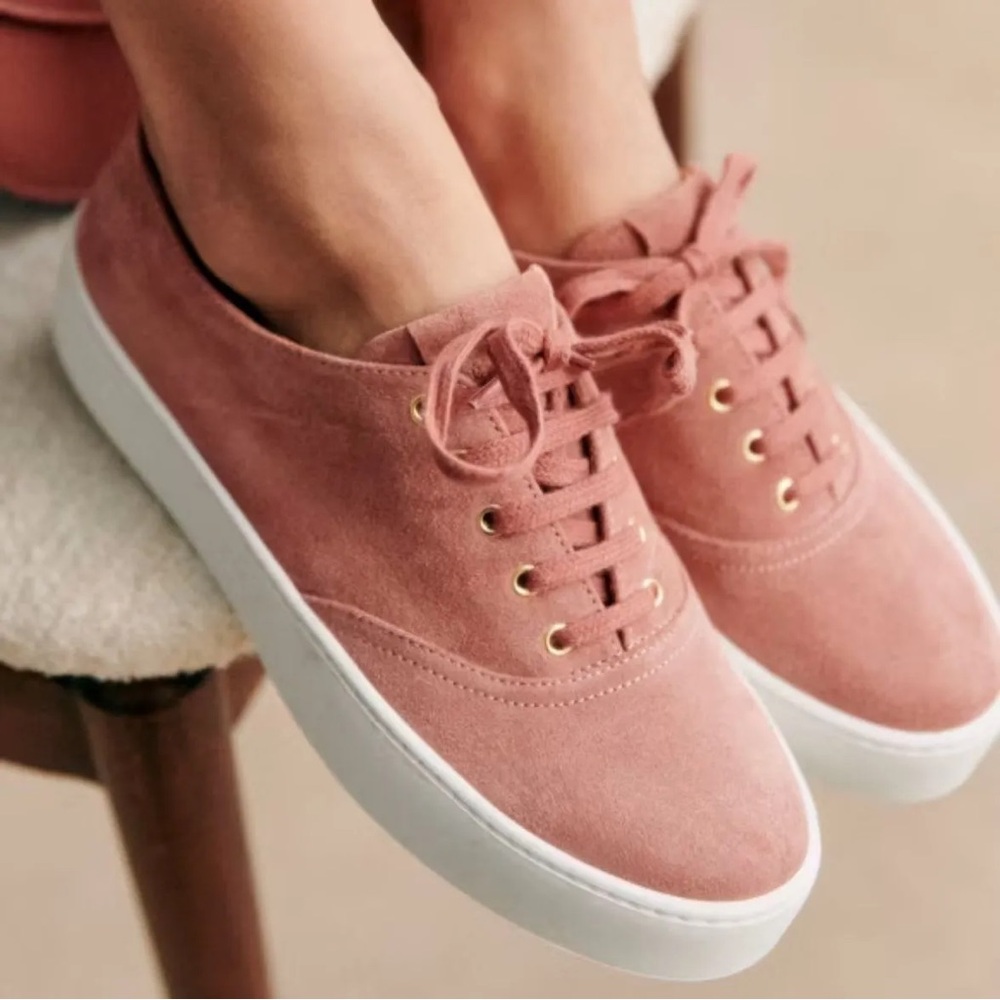 Sézane Matteo Trainers Rosewood